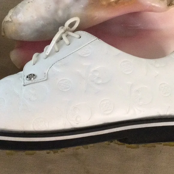 G/FORE……………MENS SKULL DEBOSSED GALLIVANTER GOLF SHOES, 11-1/2 - Picture 5 of 7